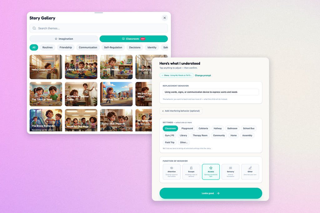 Tinyverse clinician intake interface with structured fields
